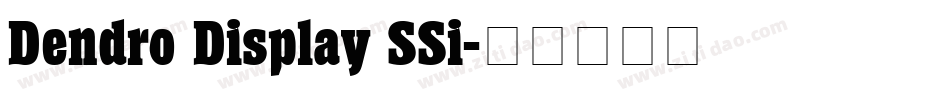 Dendro Display SSi字体转换